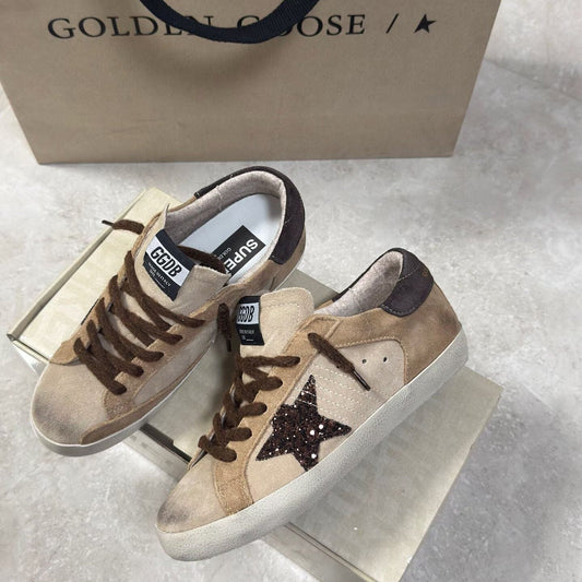 Golden Goose Vintage Distressed Sneakers #078