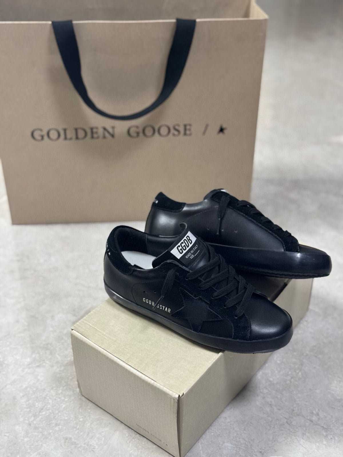 Golden Goose Vintage Distressed Sneakers #096