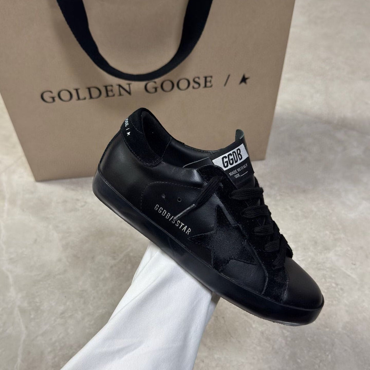 Golden Goose Vintage Distressed Sneakers #096