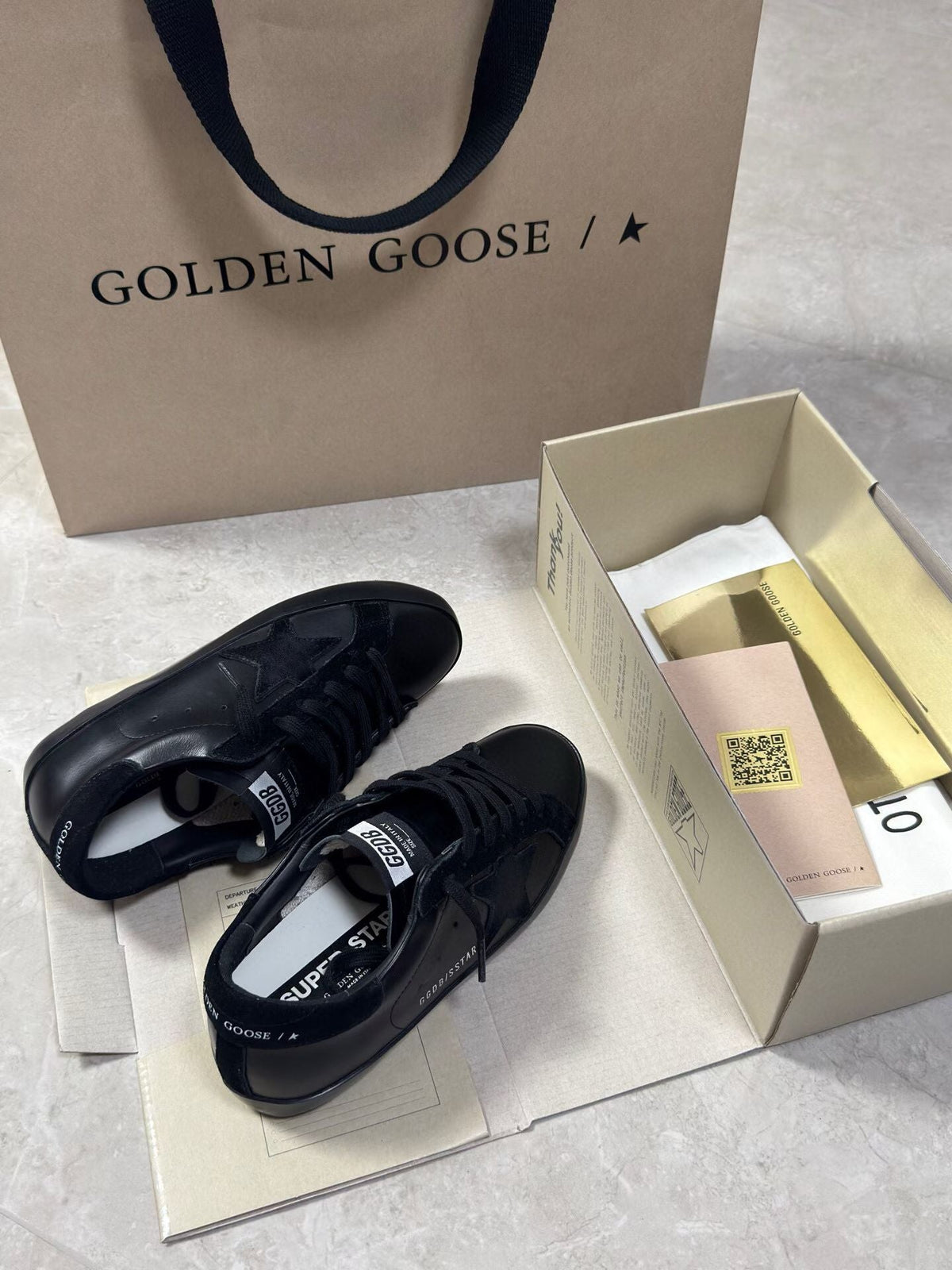 Golden Goose Vintage Distressed Sneakers #096