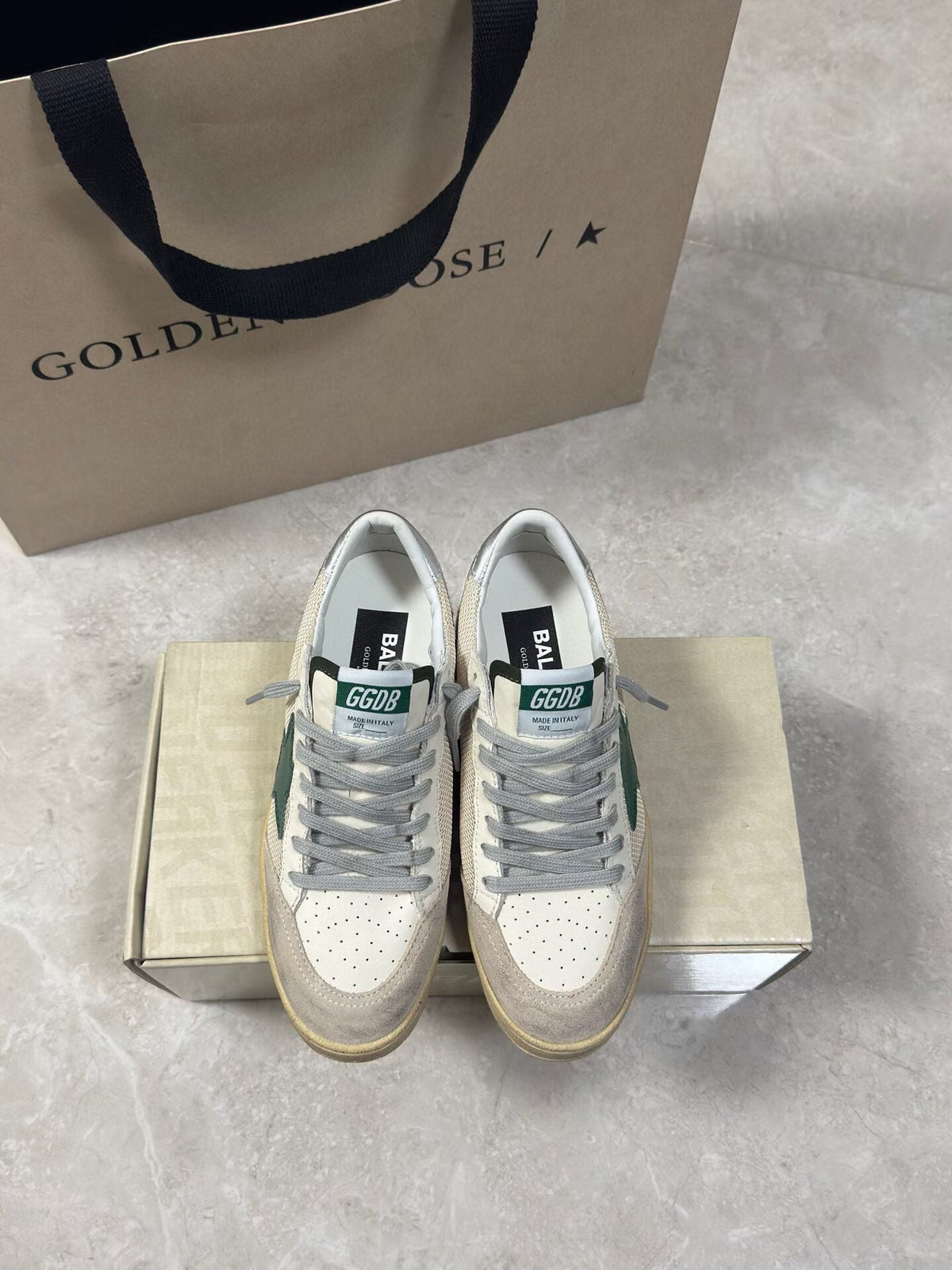 Golden Goose Vintage Distressed Sneakers #104