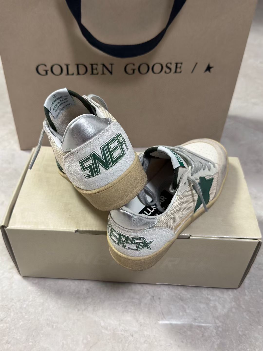 Golden Goose Vintage Distressed Sneakers #104