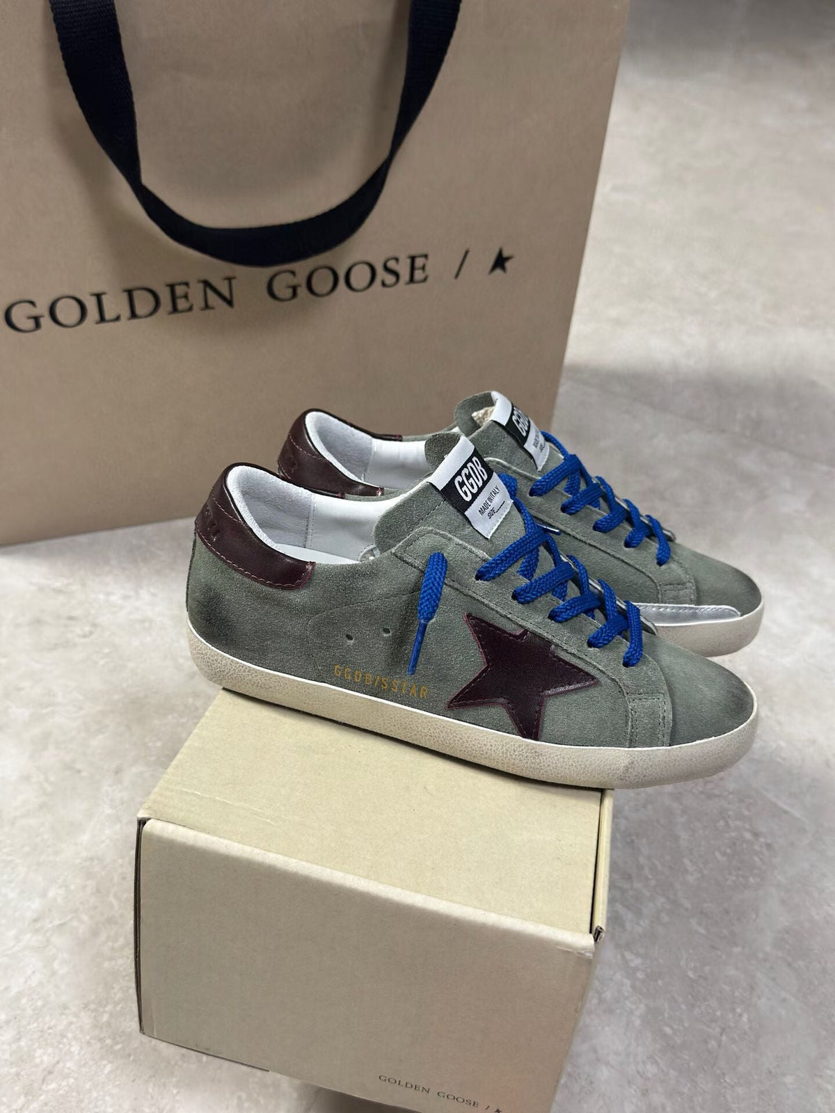 Golden Goose Vintage Distressed Sneakers #074