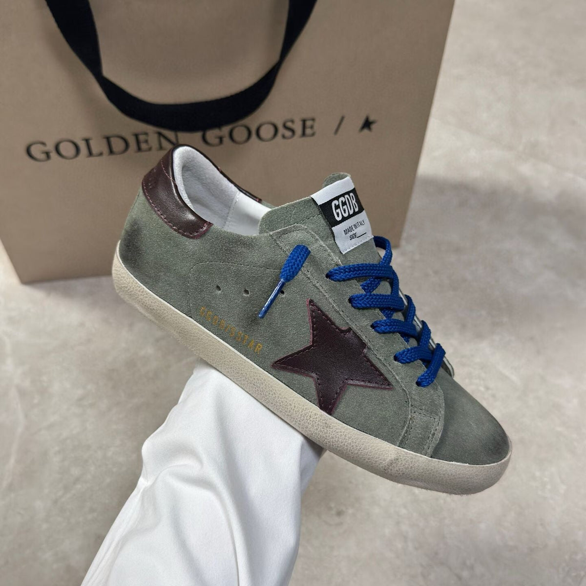 Golden Goose Vintage Distressed Sneakers #074