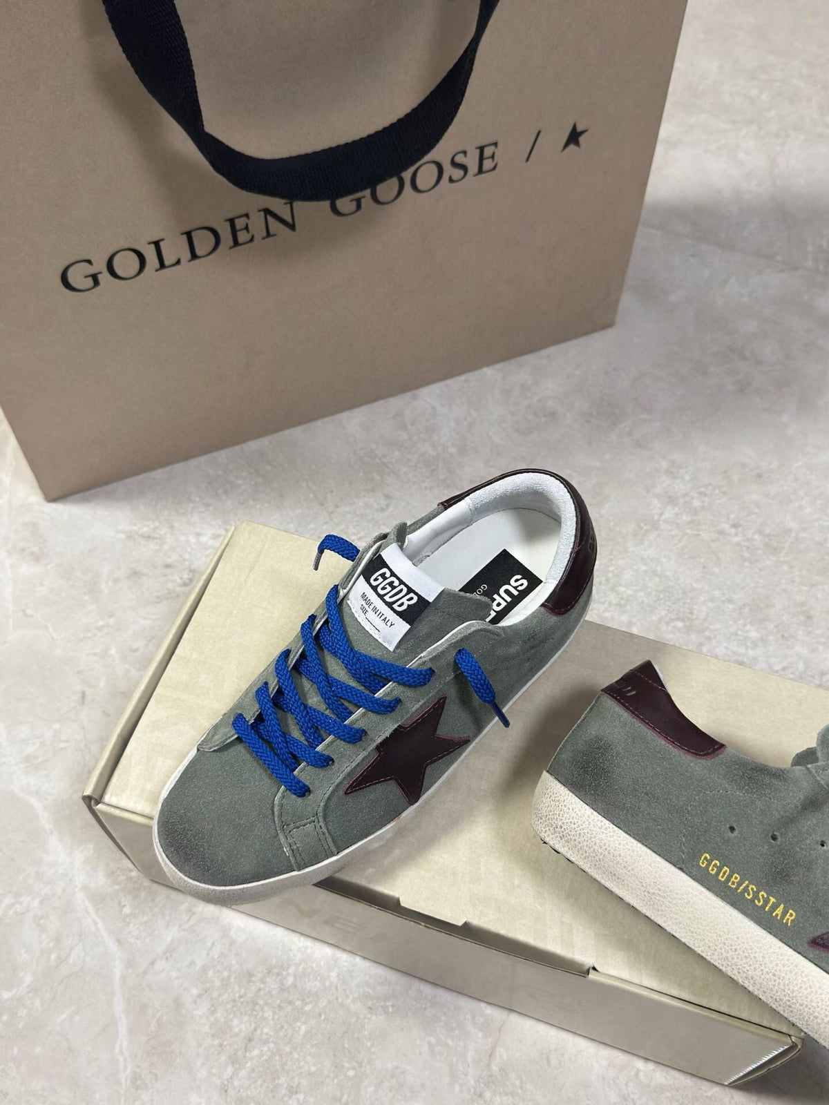 Golden Goose Vintage Distressed Sneakers #074