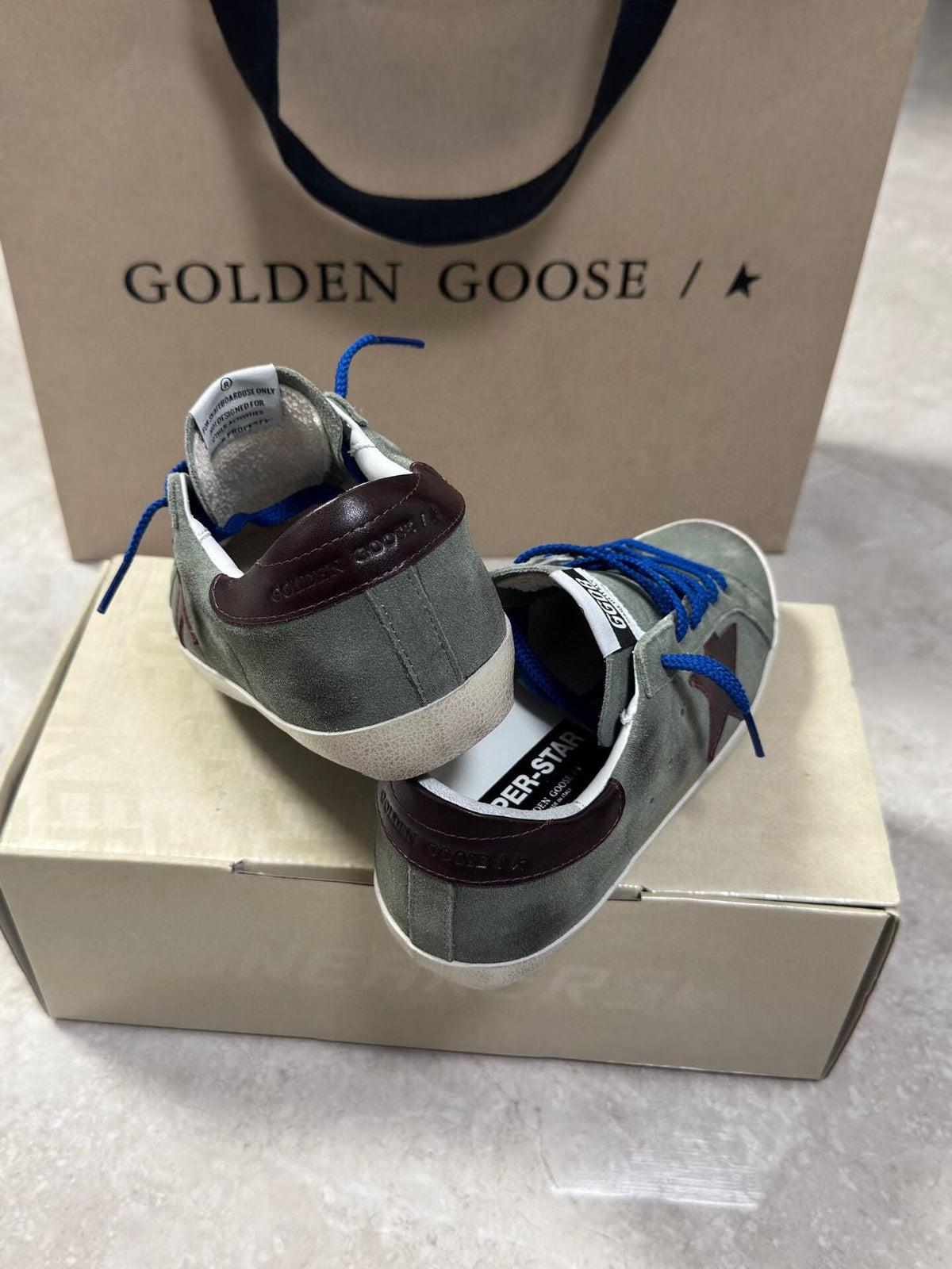 Golden Goose Vintage Distressed Sneakers #074
