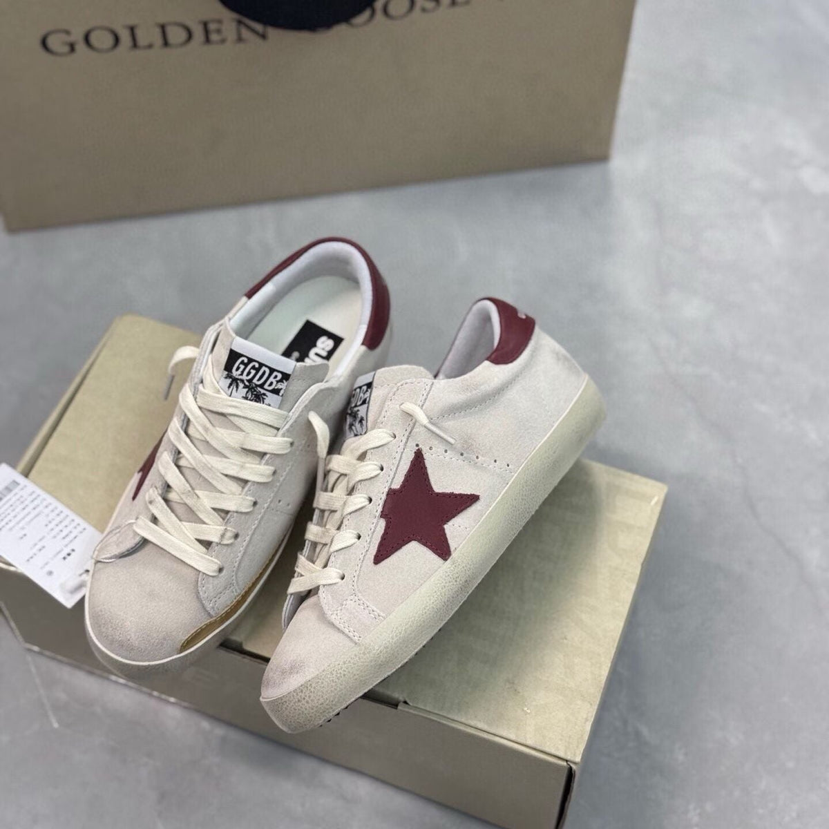 Golden Goose Vintage Distressed Sneakers #102