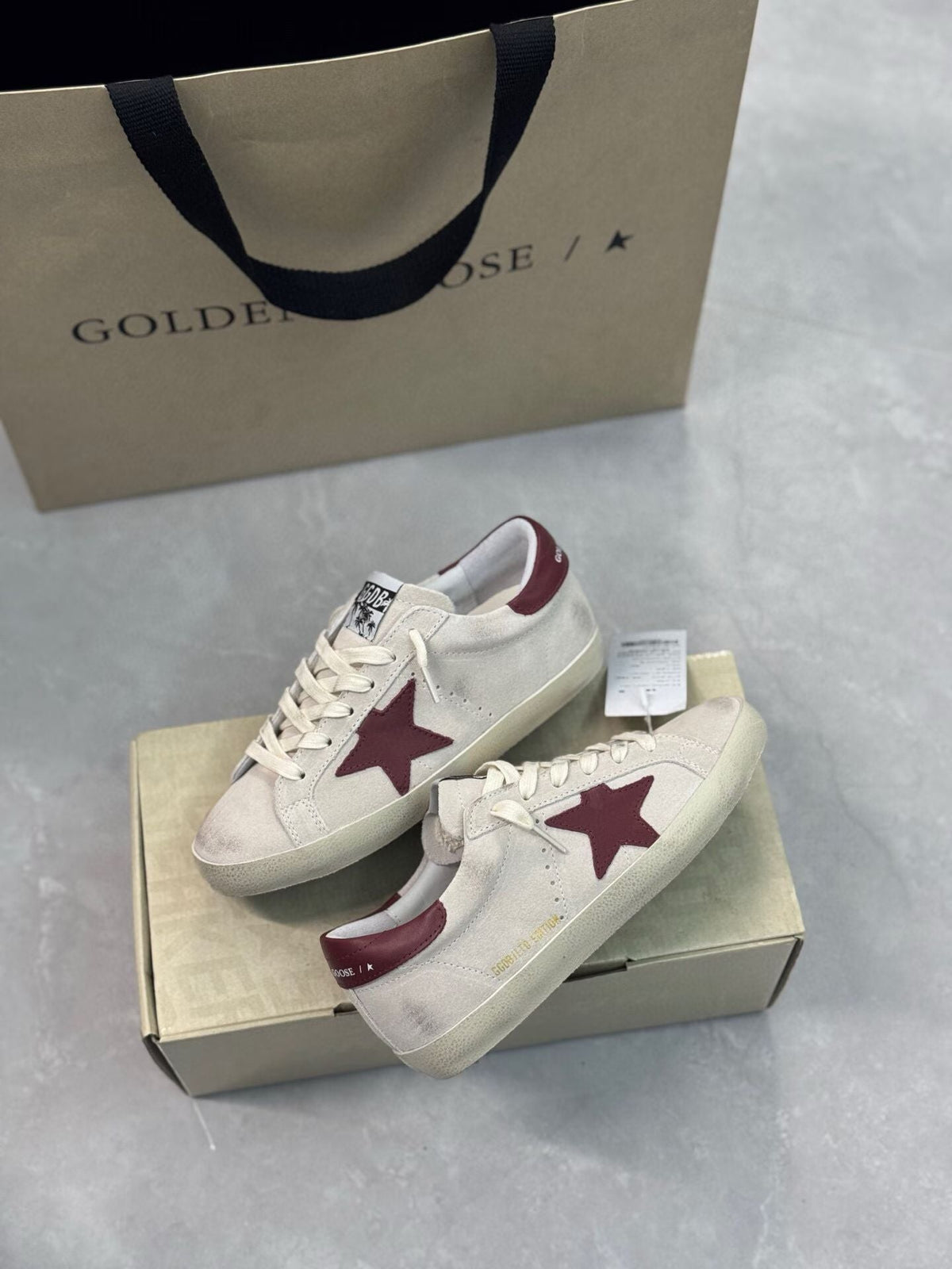 Golden Goose Vintage Distressed Sneakers #102