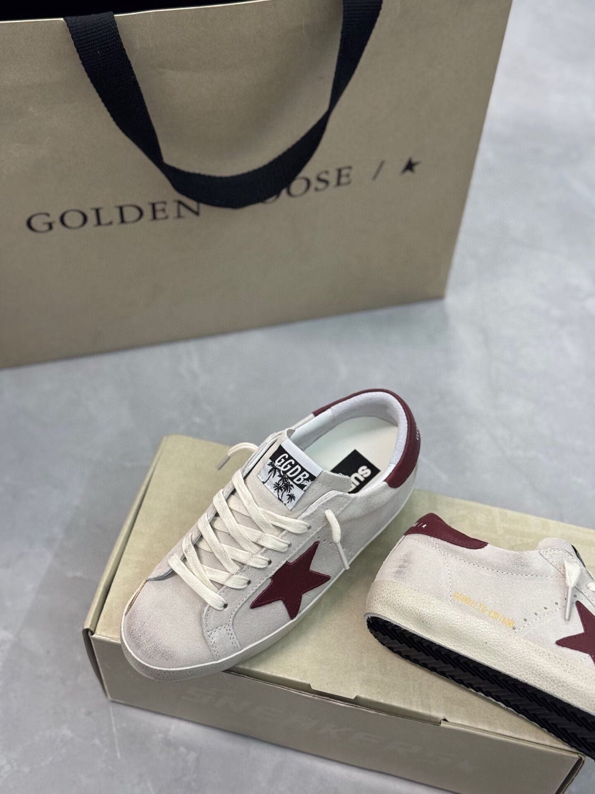 Golden Goose Vintage Distressed Sneakers #102