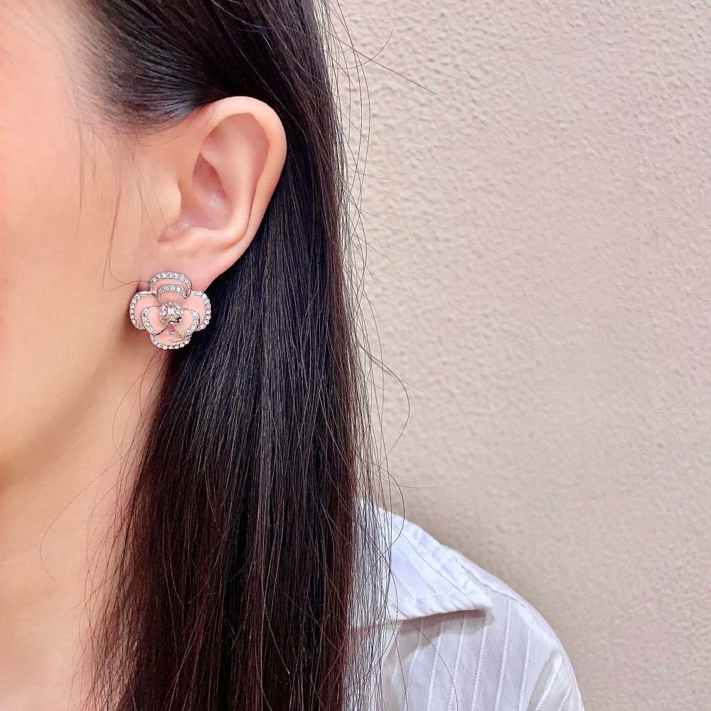 Chanel Vintage Double C Earrings