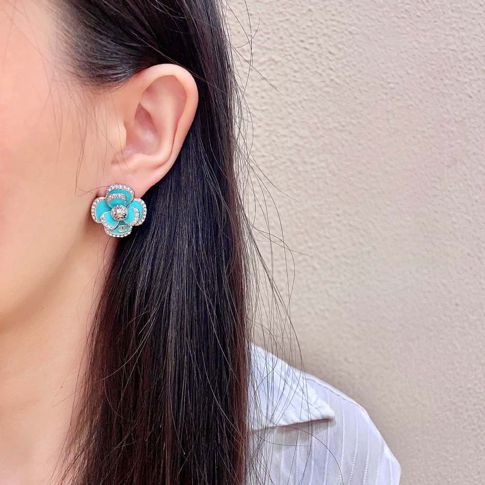 Chanel Vintage Double C Earrings