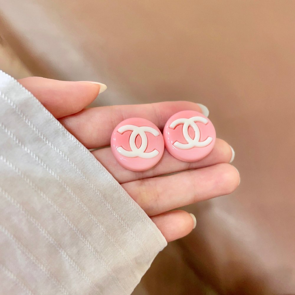 Chanel Vintage Double C Earrings