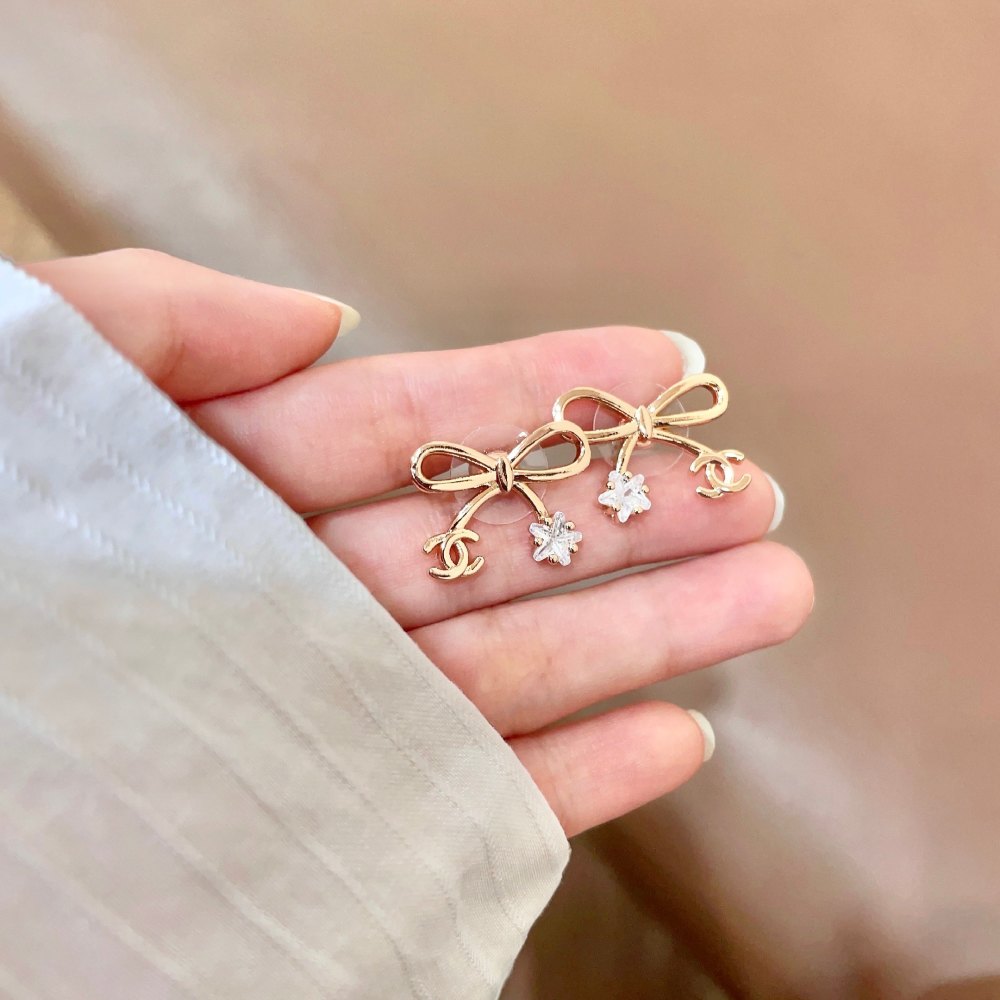 Chanel Vintage Double C Earrings