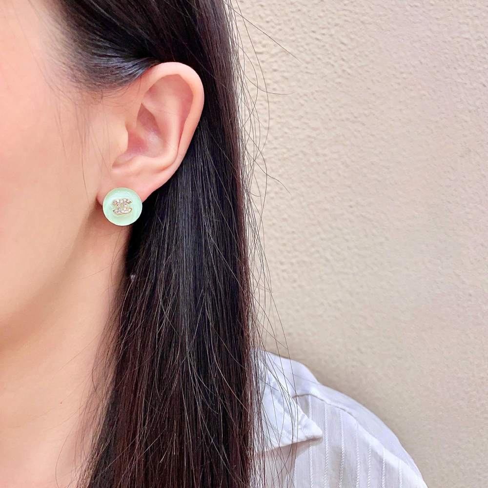 Chanel Vintage Double C Earrings