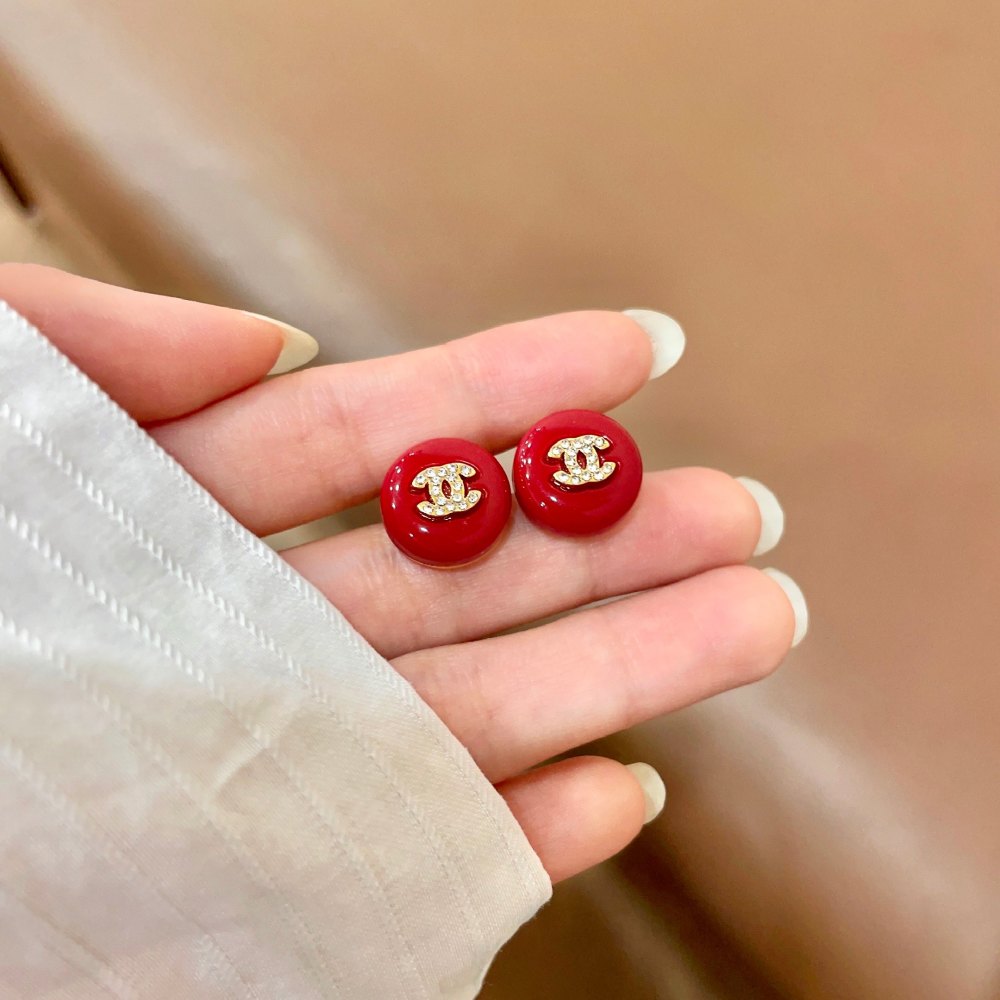 Chanel Vintage Double C Earrings