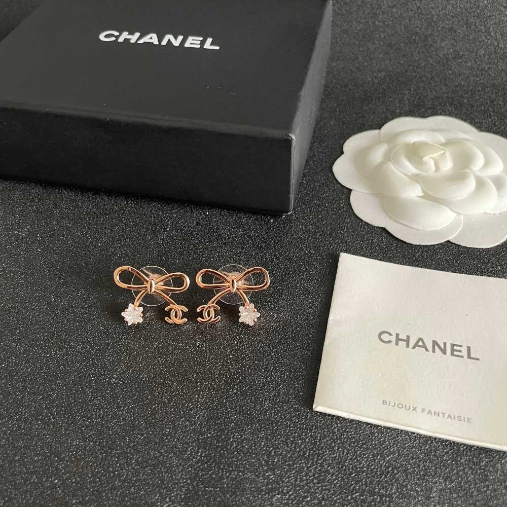 Chanel Vintage Double C Earrings