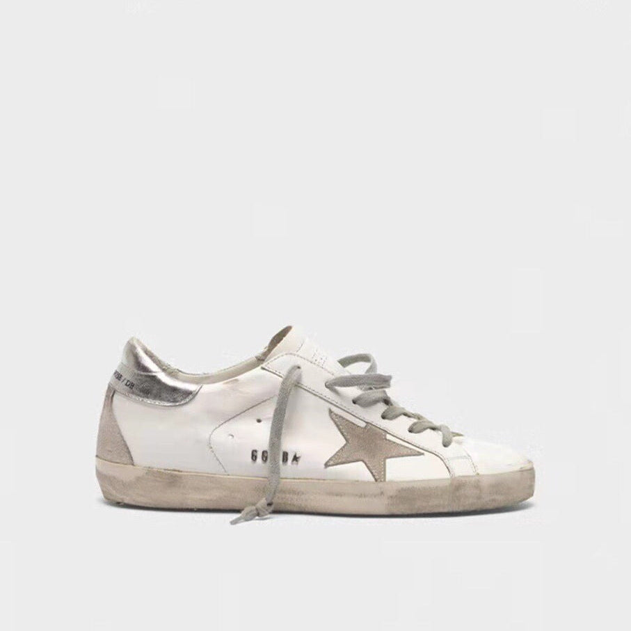 Golden Goose Vintage Distressed Sneakers #327