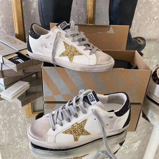 Golden Goose Vintage Distressed Sneakers #315