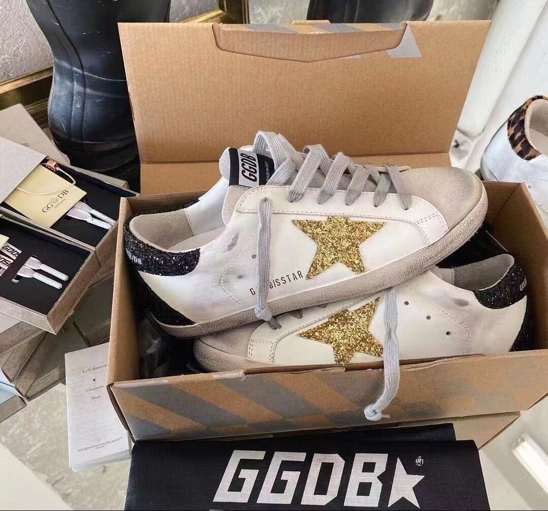 Golden Goose Vintage Distressed Sneakers #315