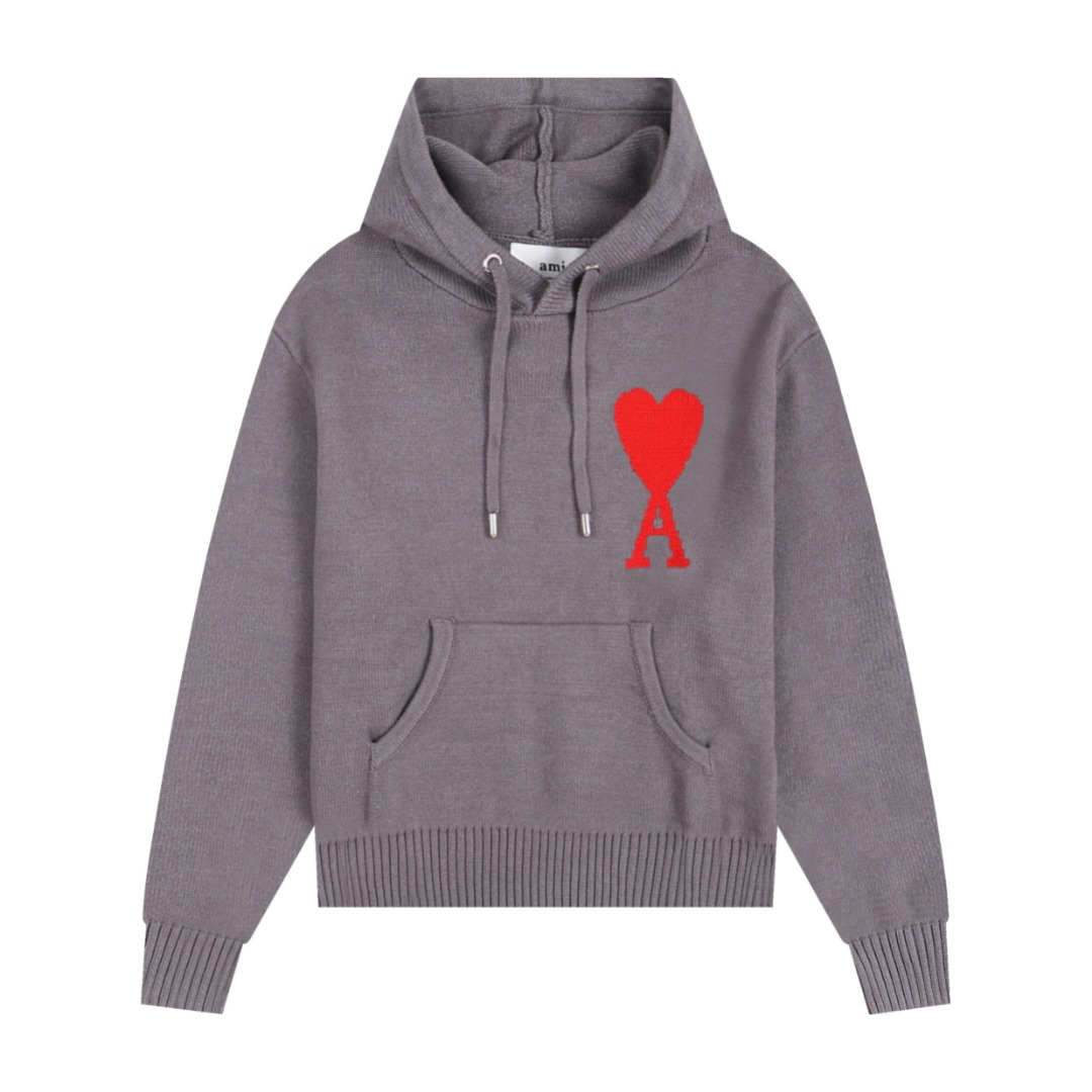 AMI PARIS  Knitted hoodie