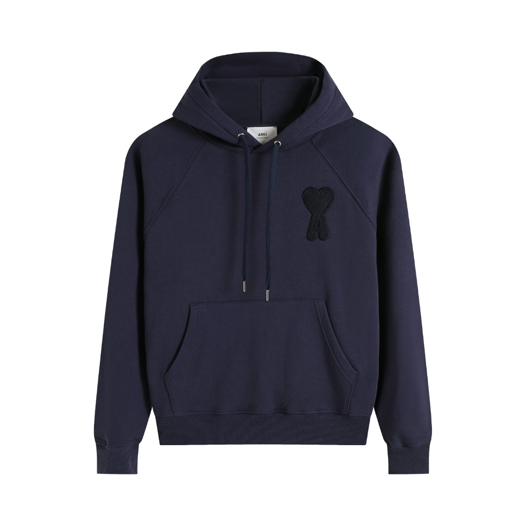 AMI PARIS cotton hoodie