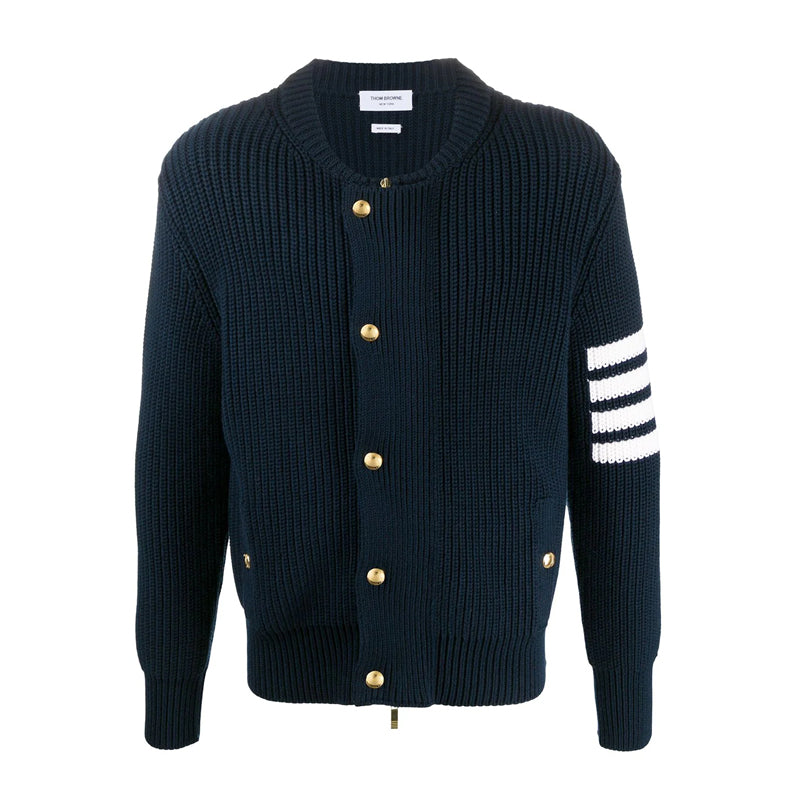Knitted sweater coat