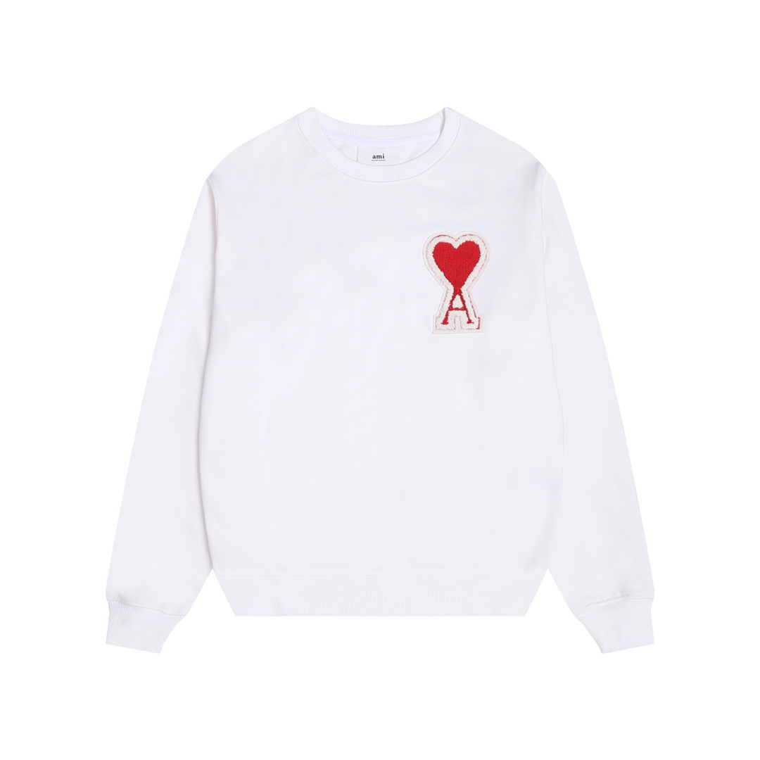 AMI PARIS cotton hoodie