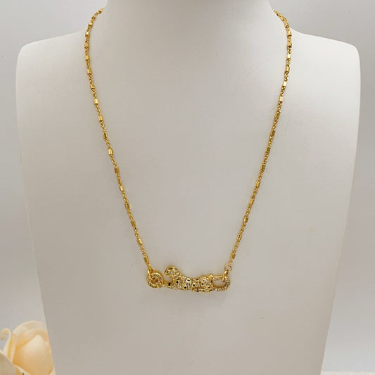 Cartier Gold Full-Diamond Panther Necklace