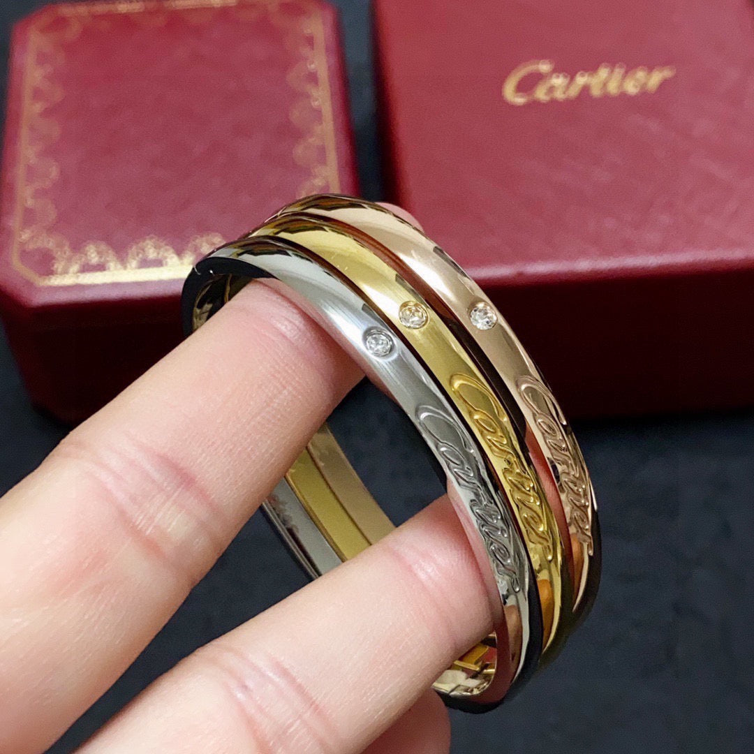 18K Gold-Plated Cartier Bracelet