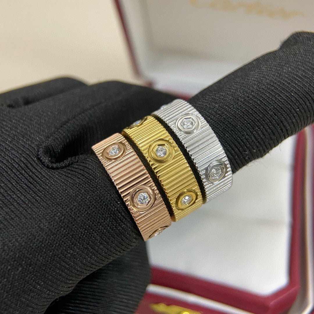 14K Gold-Plated Cartier Unisex Ring