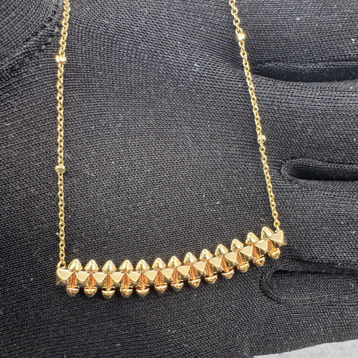 Cartier-style Bullet Necklace