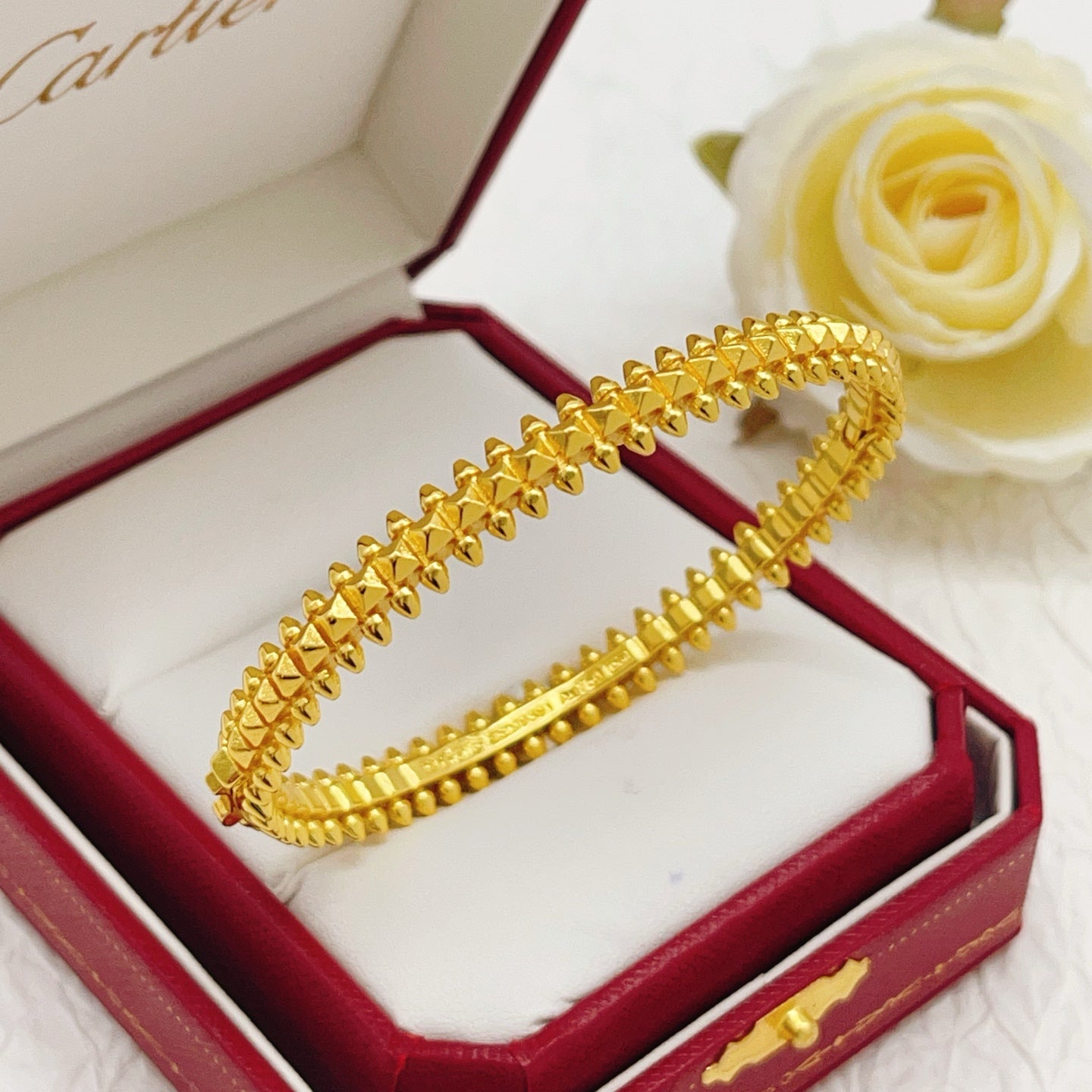 Cartier Gold Stud Bracelet