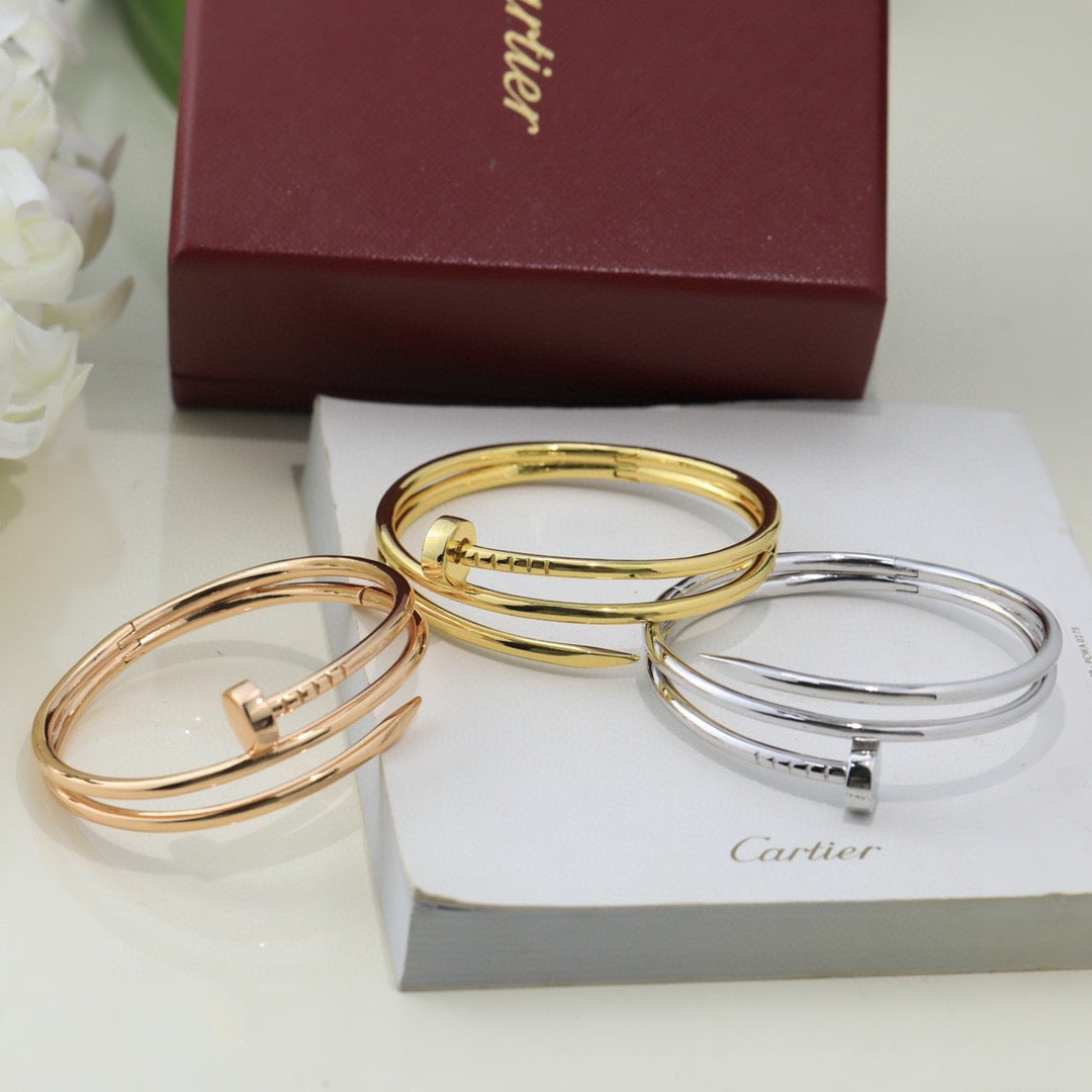 Cartier 18K Double-Row Bracelet (Non-Diamond)