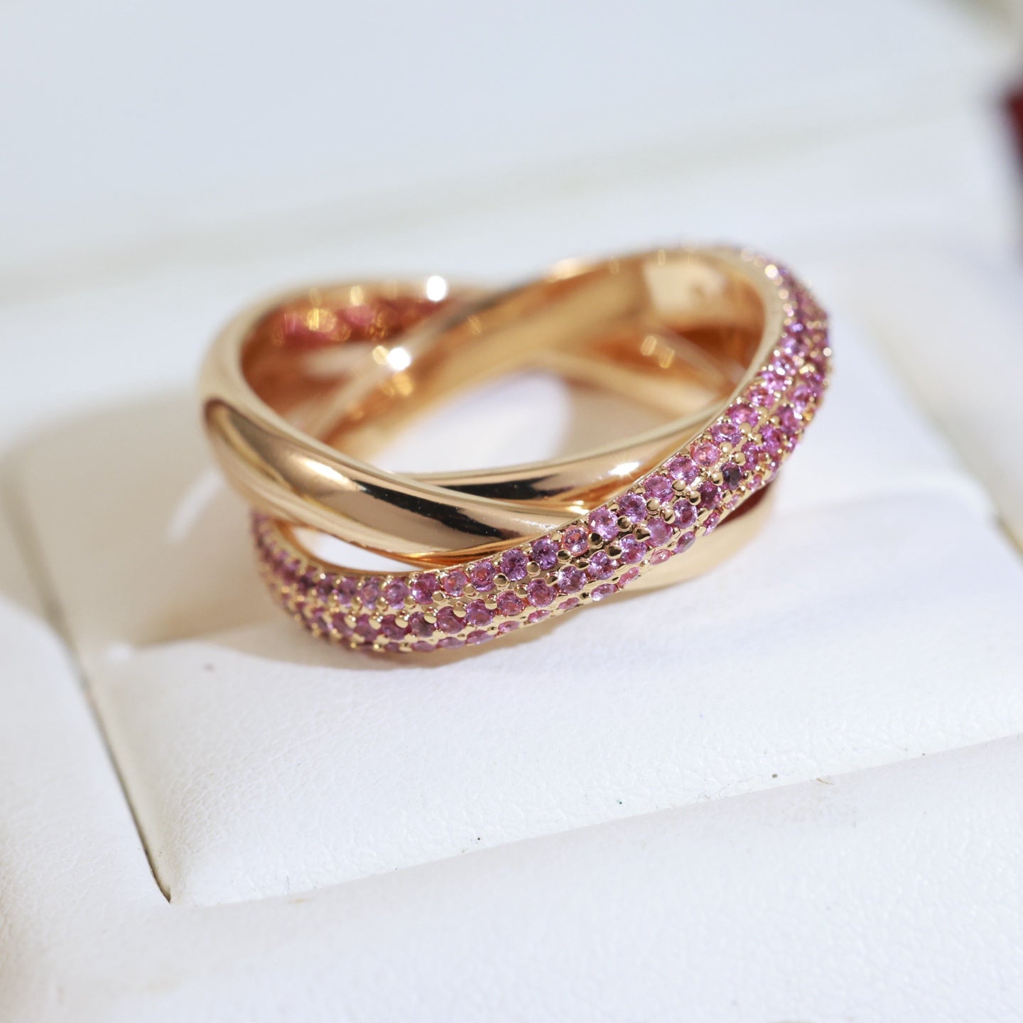 Cartier Pink Stone Ring