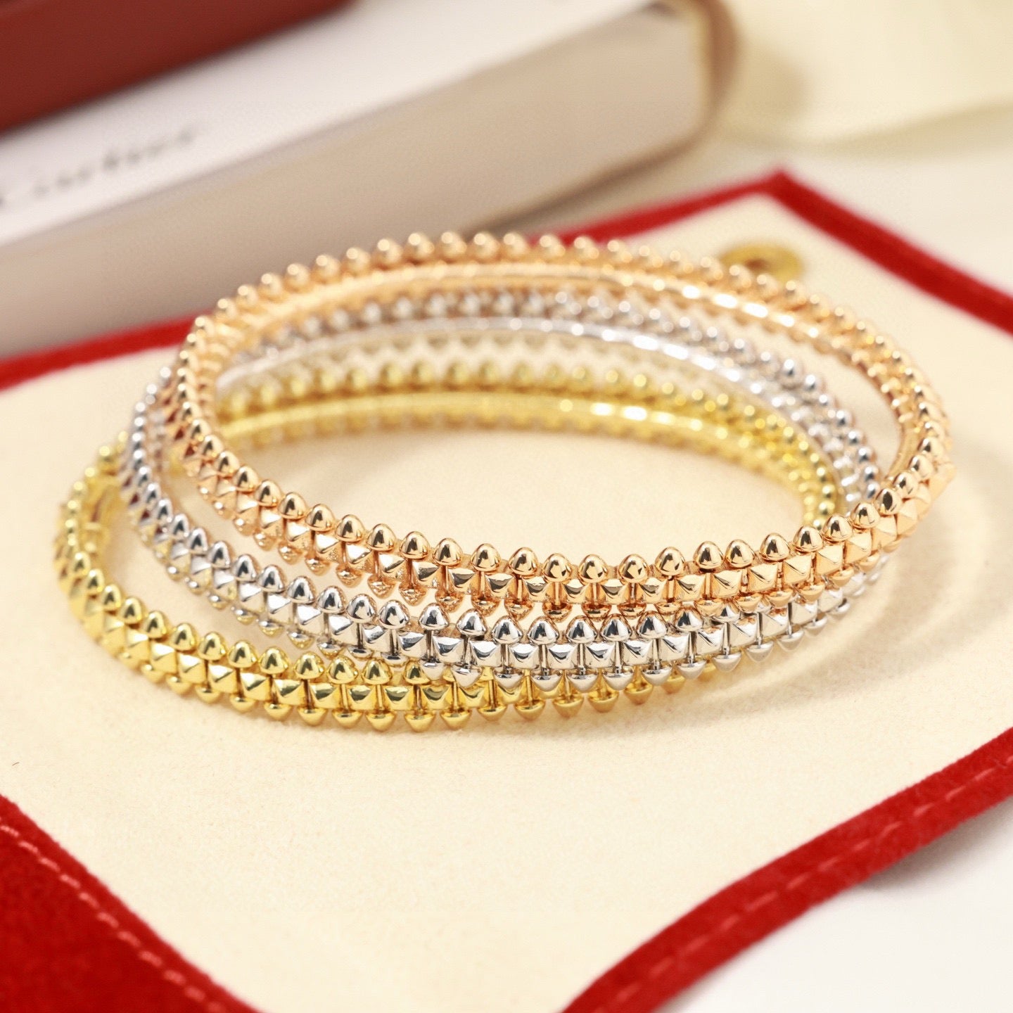 Cartier-style Studded Bracelet