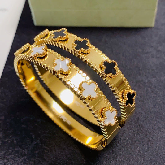 Van Cleef & Arpels-Style Clover Bracelet
