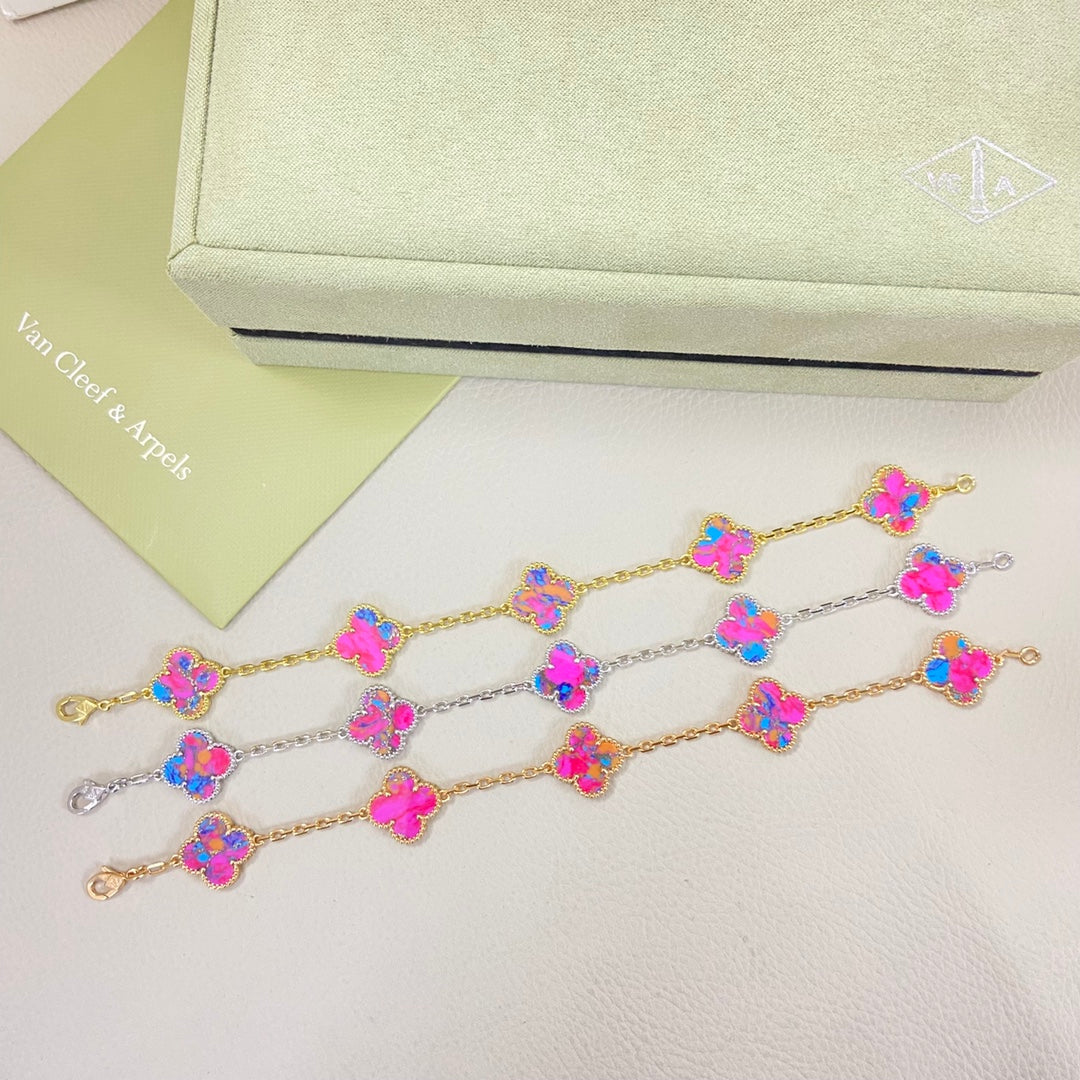 Van Cleef & Arpels Clover 5-Motif Bracelet