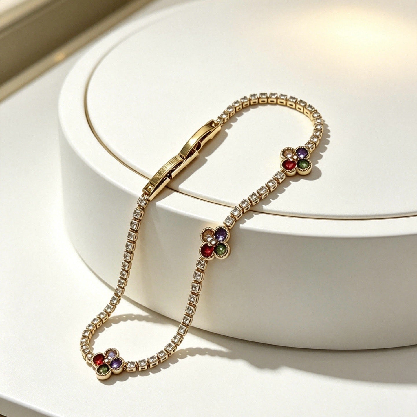 Van Cleef & Arpels-style Clover Bracelet
