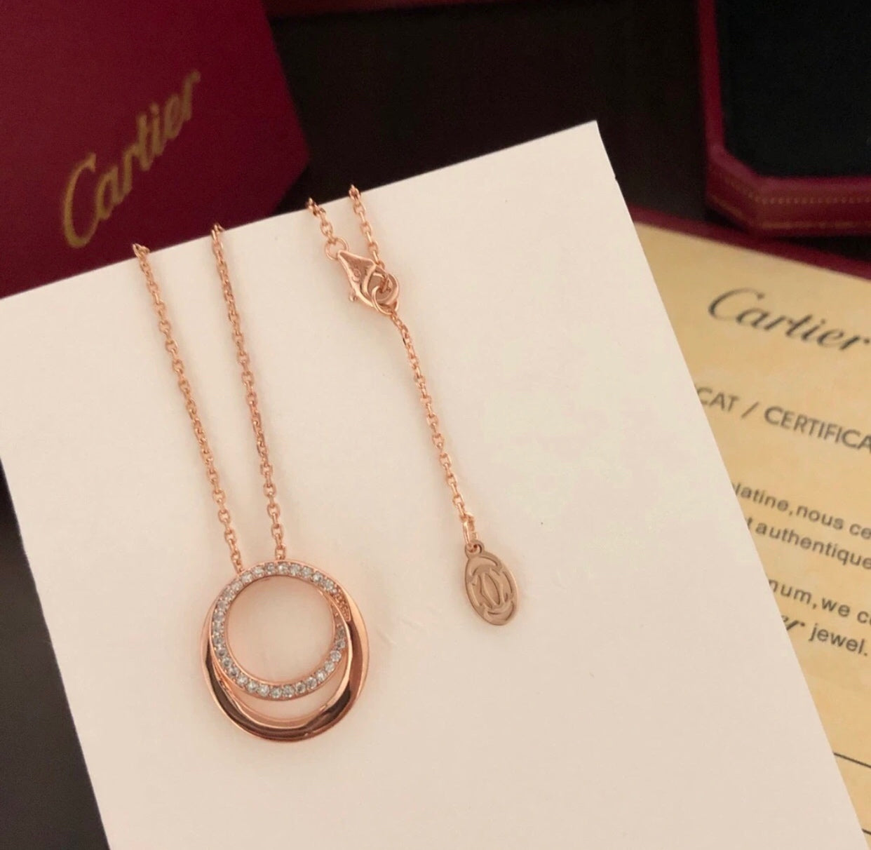 Cartier Double-Ring Necklace