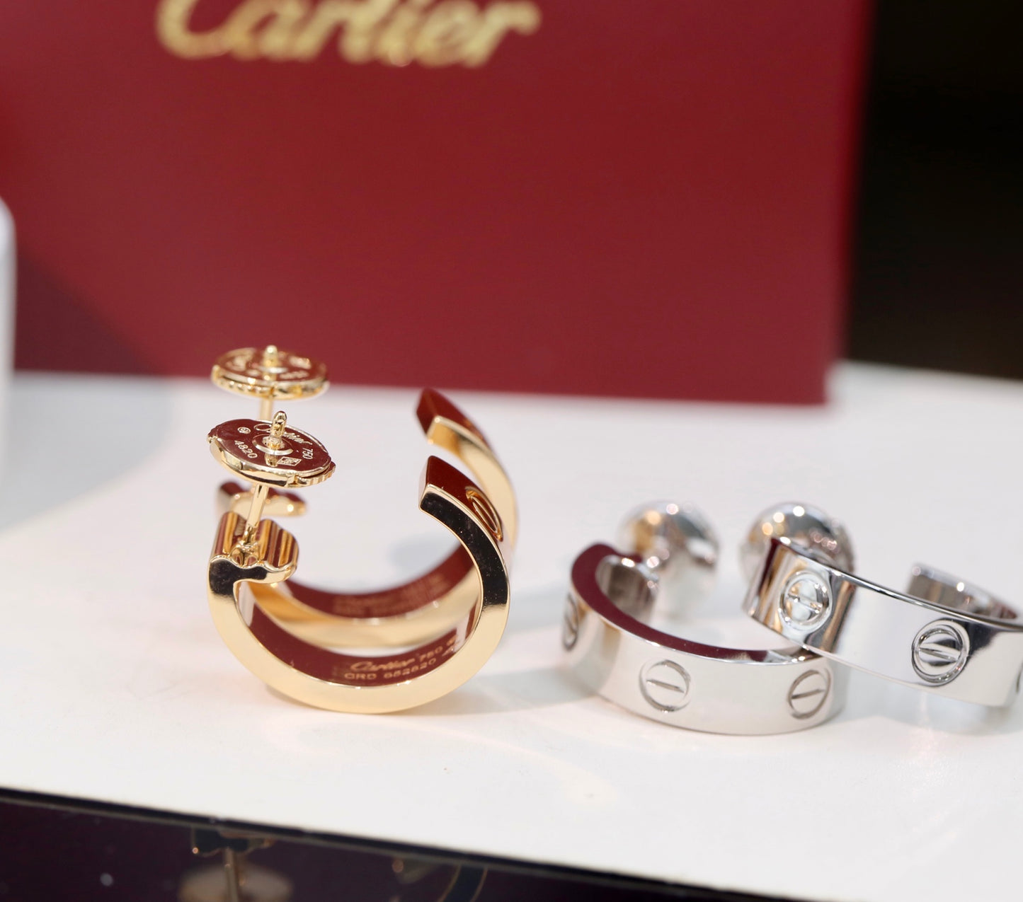 Cartier-style Clip-on Earrings