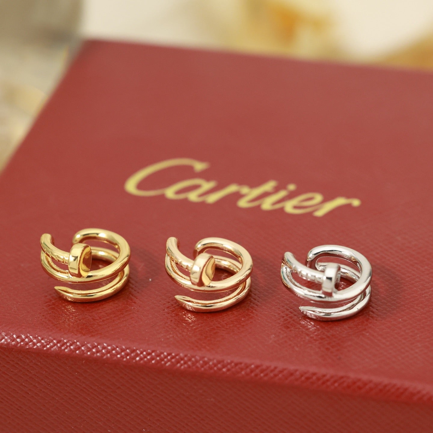 Cartier Nail-Style Stud Earrings