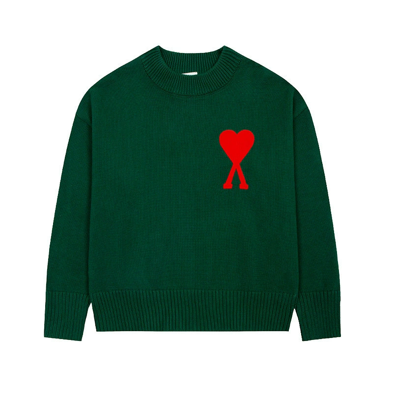 Ami Big Heart Casual Sweater