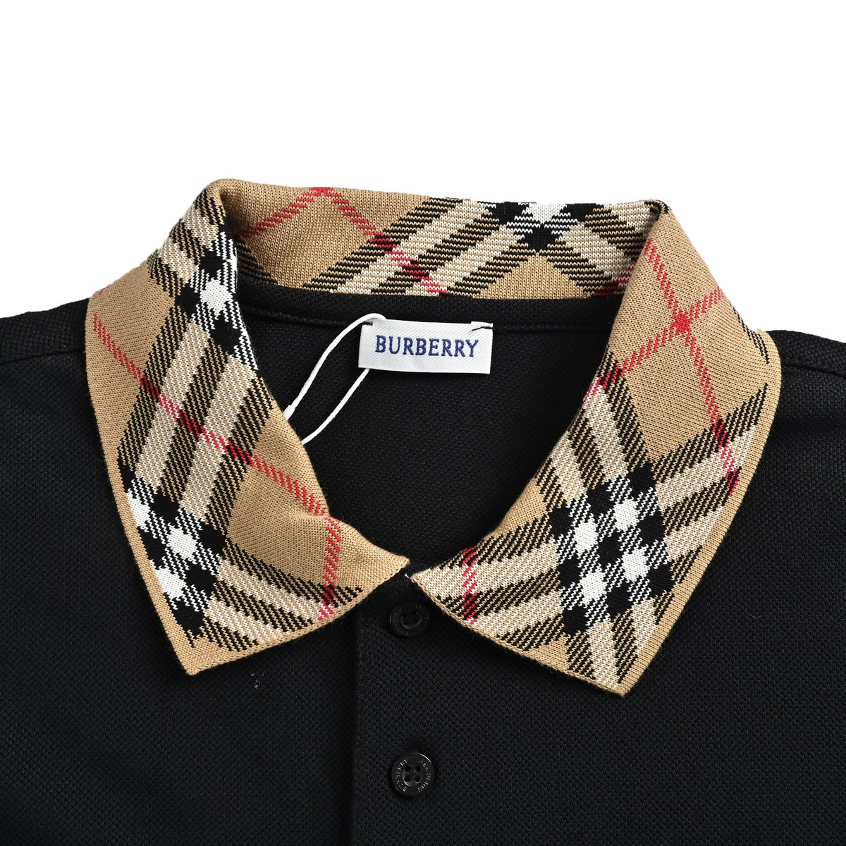 Burberry Long-Sleeve Polo Shirt