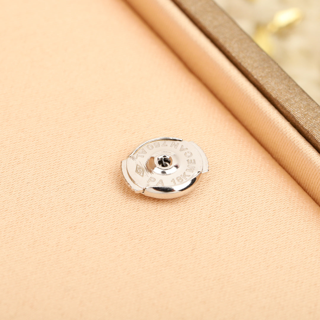 BVLGARI 925 Silver Gold-Plated Earrings