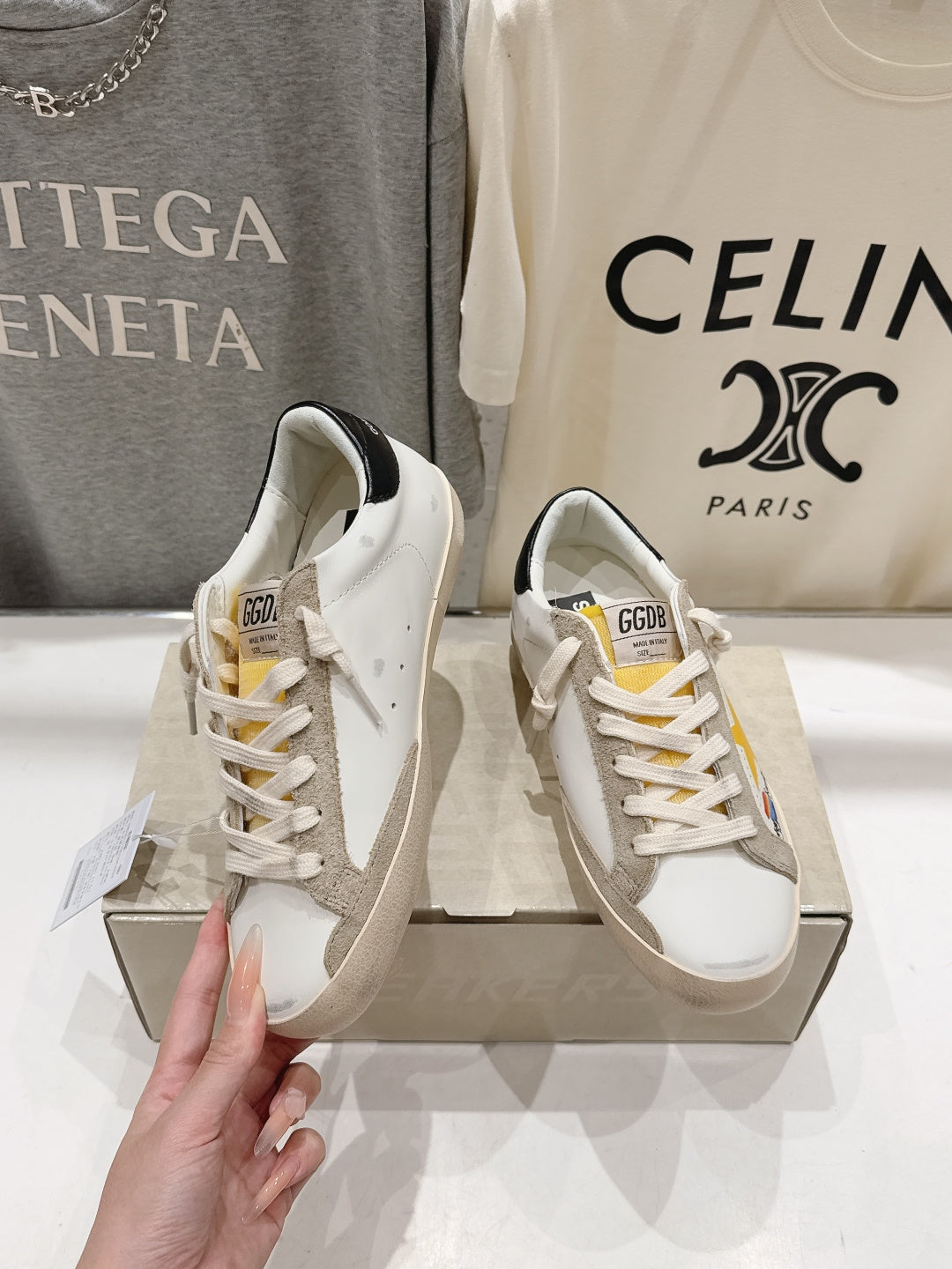 Golden Goose Vintage Distressed Sneakers #187
