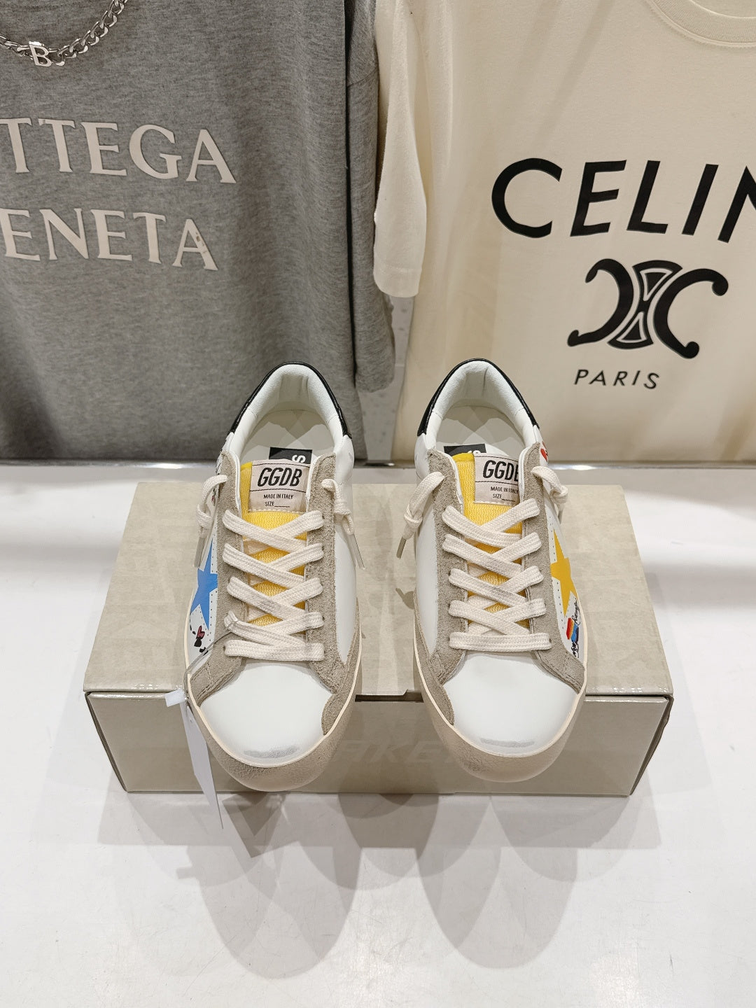 Golden Goose Vintage Distressed Sneakers #187