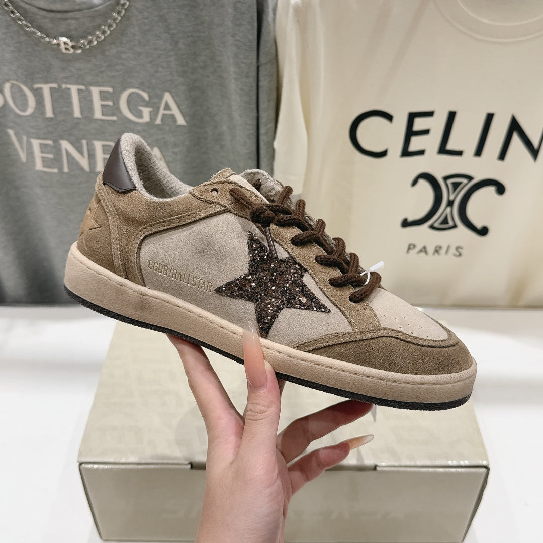 Golden Goose Vintage Distressed Sneakers #186