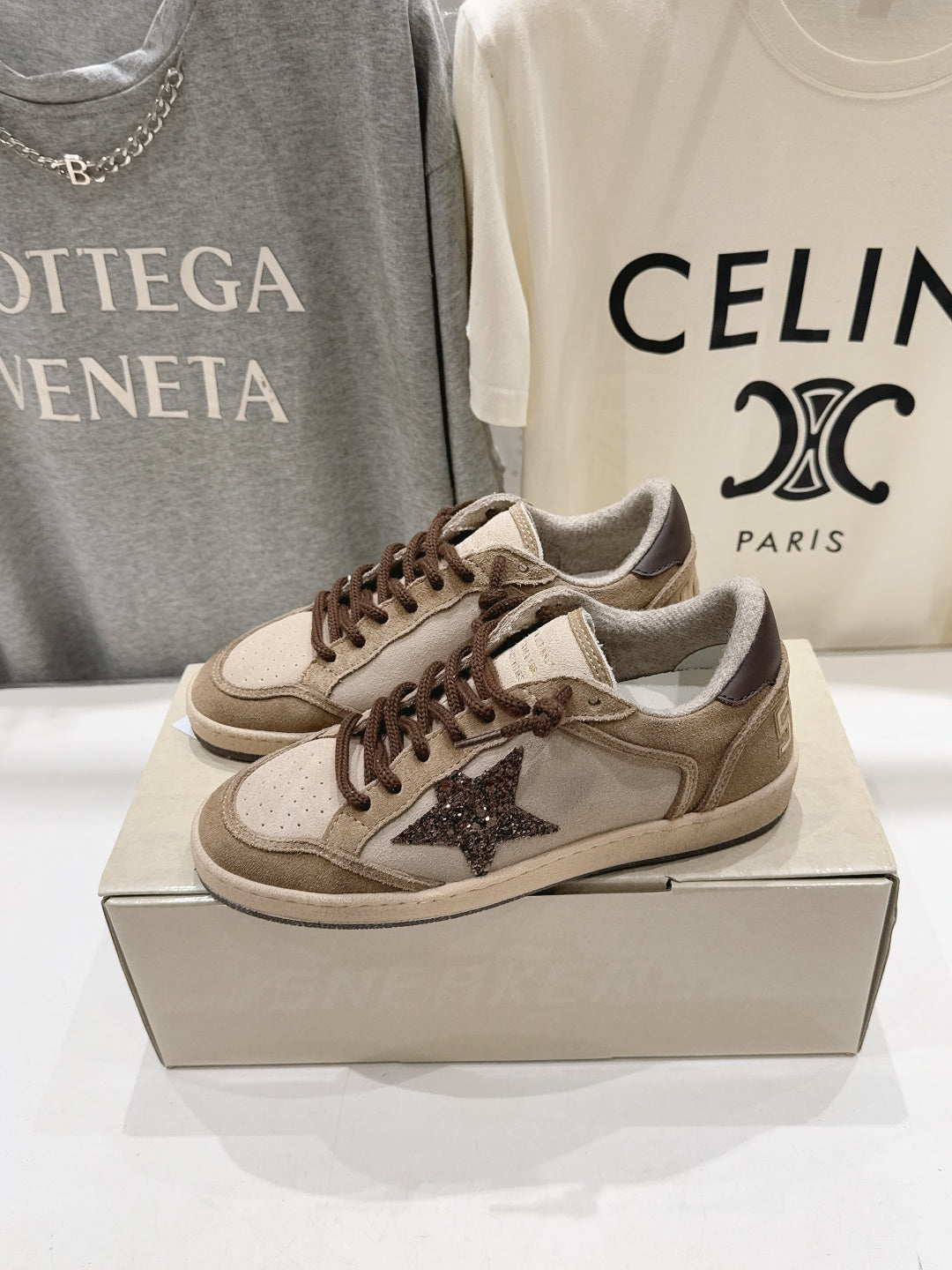 Golden Goose Vintage Distressed Sneakers #186