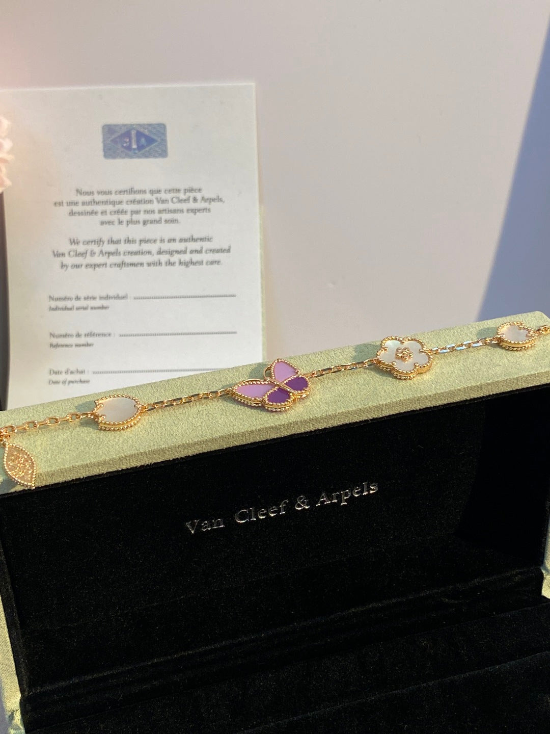 Van Cleef & Arpels Butterfly Bracelet
