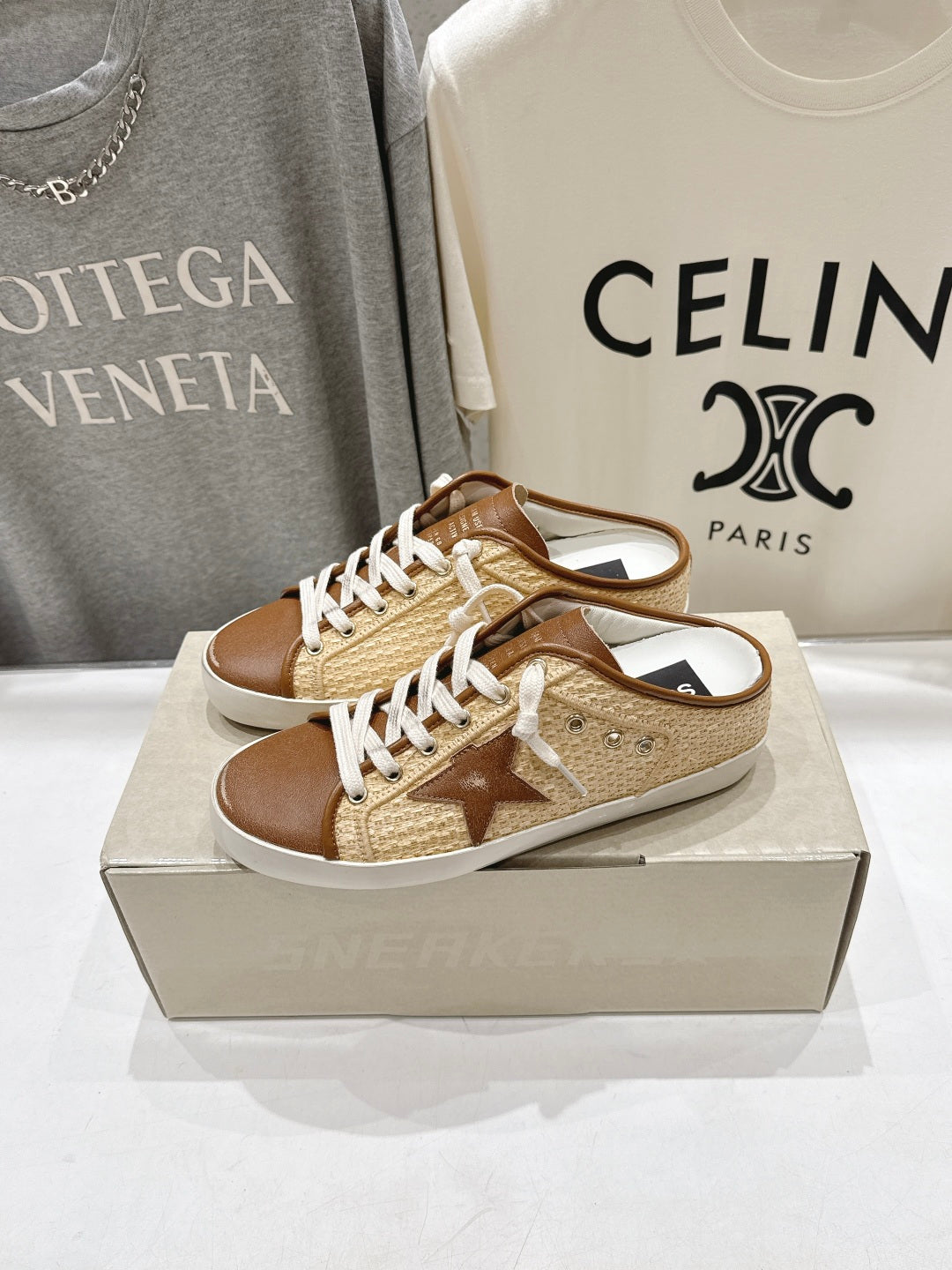 Golden Goose Vintage Distressed Sneakers #184